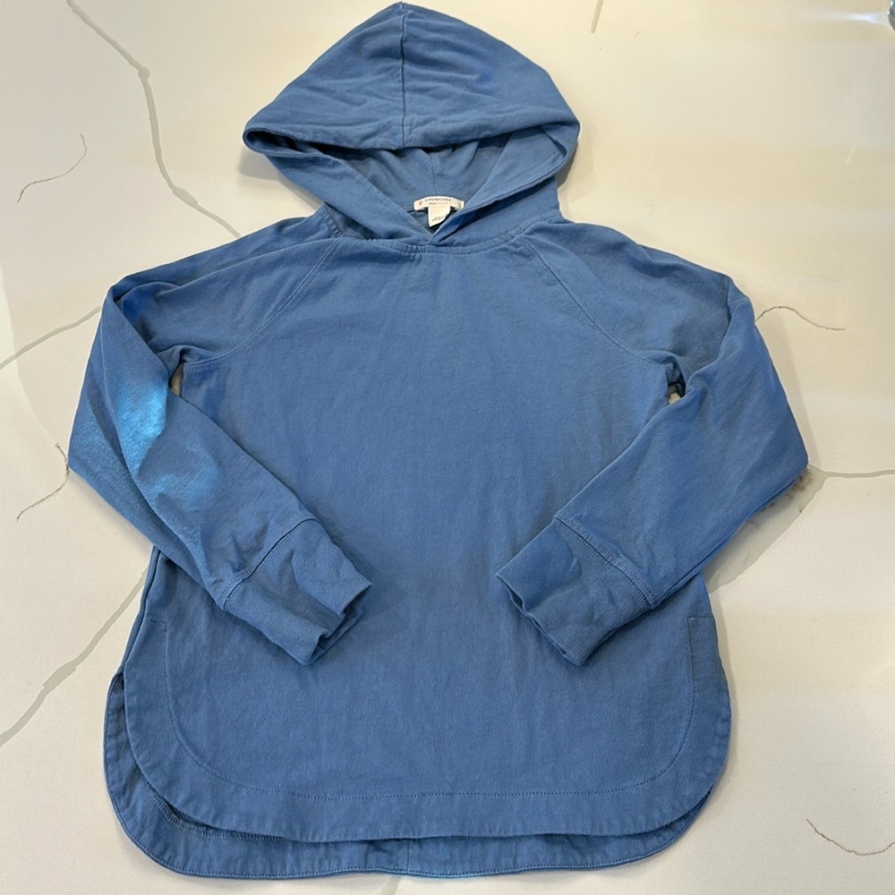 J crew crewcuts long sleeve cotton long sleeve sweatshirt tunic blue XS 4-5 🩵